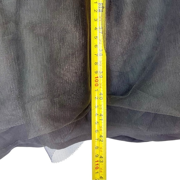 BCBGeneration Black Tulle Maxi Dress XS Backless Balletcore Prom Cocktaill - Picture 12 of 16